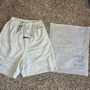 Essentials Light Gray Men's Athletic Shorts